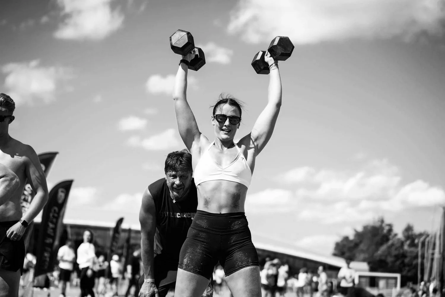 Atleten die trainen voor een Deadly Dozen-race